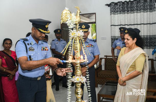SLAF SEVA VANITHA UNIT CONDUCTS A
HOUSE WARMING CEREMONY